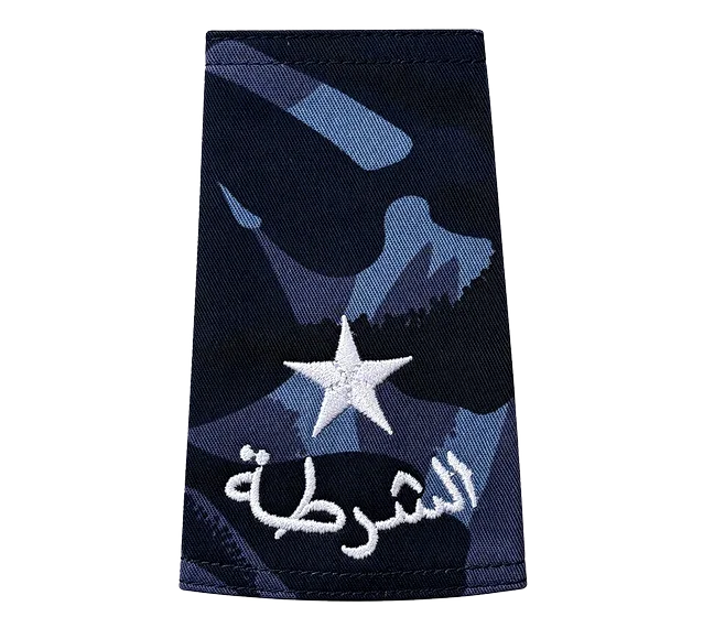 Blue-black camo rank &mdash; Lieutenant