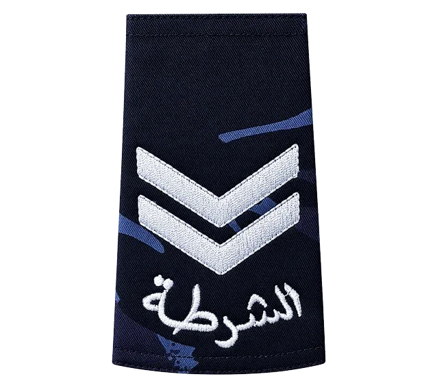 Blue-black camo rank &mdash; Corporal