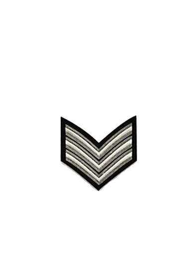 Ceremonial rank patch &mdash; Sergeant