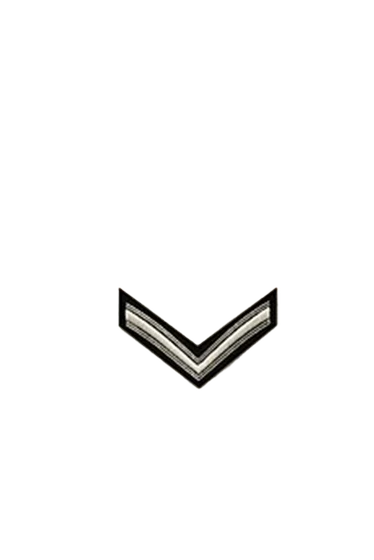 Ceremonial rank patch &mdash; 1st. PoliceMan