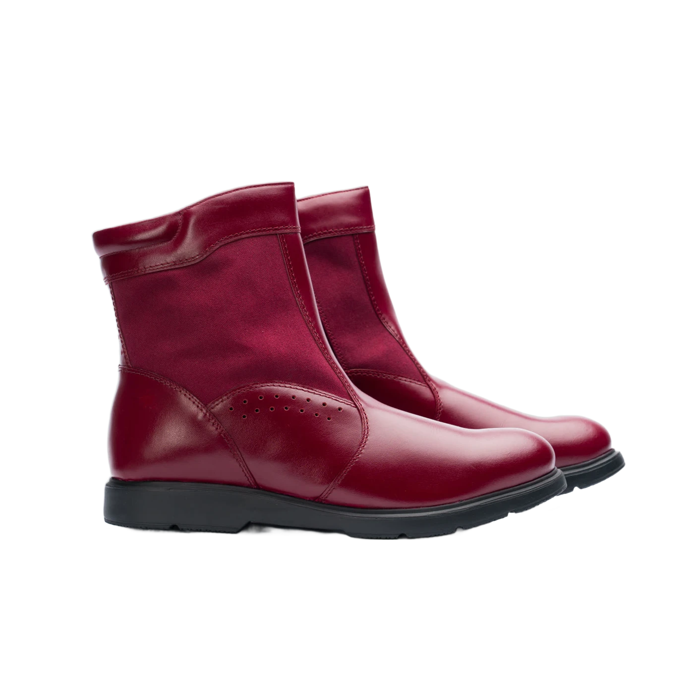 Burgundy Officers Cloth boots